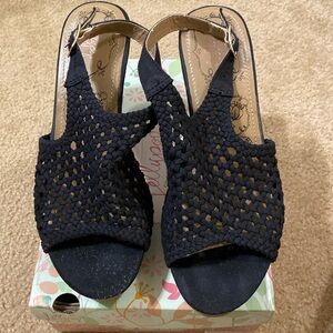 Women’s platform heels, size 8.5, black